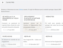 Tablet Screenshot of blog.notmyidea.org